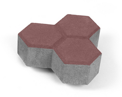 Тротуарная плитка Соты: внешний вид