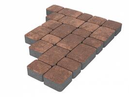  Тротуарная плитка Stellard Старый город 40 мм Мокко: внешний вид